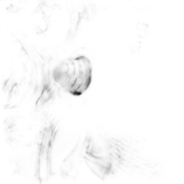 Een vage zwart-wit schets toont het Fanatec ClubSport Racing Wheel F1® + CSL Elite V2 Ready2Race Bundle, met subtiele wervelende lijnen eromheen. De details zijn licht en onscherp.