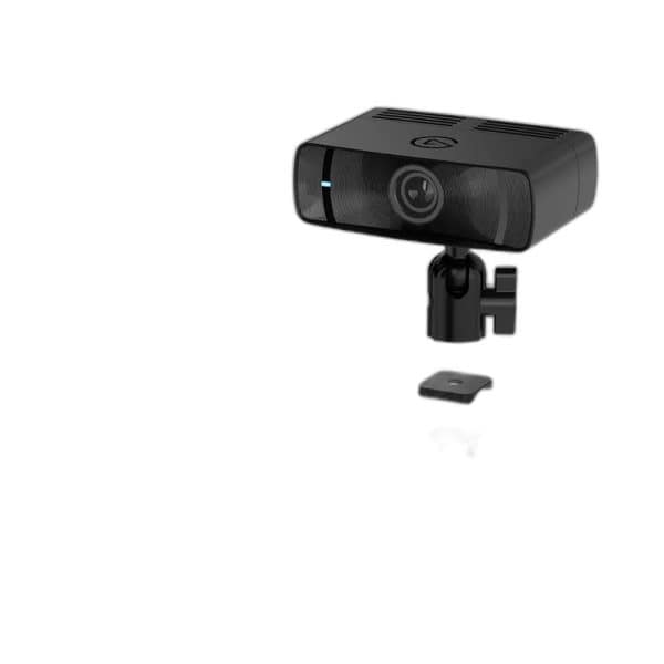 De Fanatec GT Cockpit Accessory Mount (wit) heeft een verstelbare standaard en een afneembare hoes eronder.