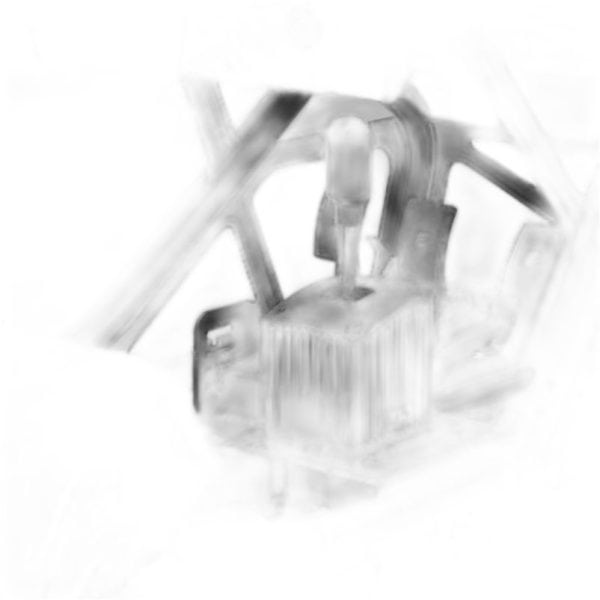 Een duidelijk beeld van de Fanatec GT Cockpit Shifter Mount - Right (Black), met het stevige metalen frame en de doosvormige bevestiging.